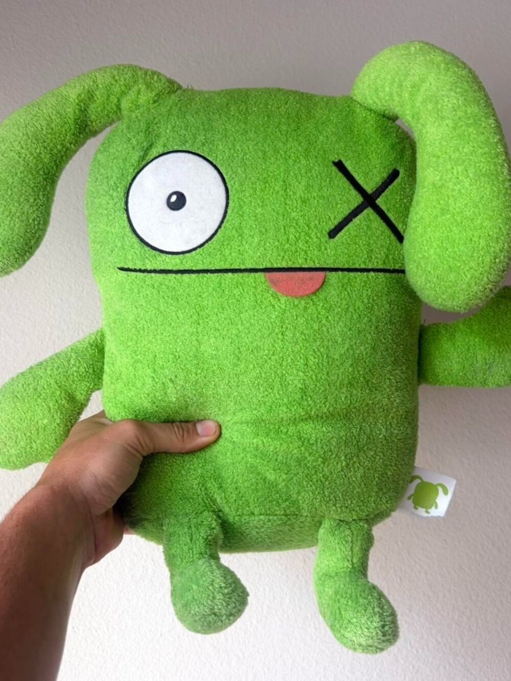Ugly Dolls green plush stuffed animal toy - emo scene y2k